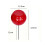 Course Position Golf Markers 2 Pack Ball Shape Stakes for Range Yellow 4