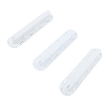 Finnenbox Set für Surfbrett PVC Weiß mit Zubehör