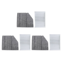 6x Cabin Filter for C-CLASS W205 A205 C205 S205 2013-2019 Model Built in External Air Conditioning Filter Set