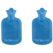 Bolsa Agua Caliente Gruesa Goma para Invierno, Bolsa Agua Caliente Caliente, Calentador Manos para Niñas, Bolsillo para Manos, Pies, Botella Agua