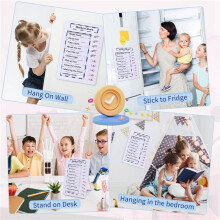 2X Erasable Chore Chart for Kids,Reusable to Do List Board My Chores Magnetic Dry Erase Checklist Board