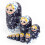 Wood Russian Nesting Dolls 10Pcs Classical Matryoshka Table Decors Stackable Toy 6