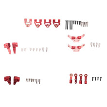 2 Set RC Car Part: 1 Set Steering Cup Swing Arm Plate Set & 1 Set Damper Oil Filled Type
