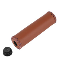 6 Pair Vintage Leather Bicycle Grips Grips Trekking Handlebars Cover Colour: Brown