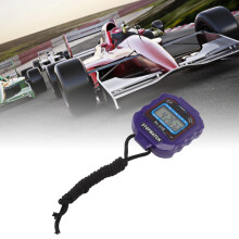 Stoppuhr 2 Zeilen LCD Anzeige Sport Timer Blau
