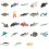 Plastic Fish Model Statue Multiple Type Ornament Figure Adult Collection Model tunas 2