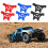 Remote Control Car Model Frame Girder for 1/10 Truck Stock Replacement Blue 3