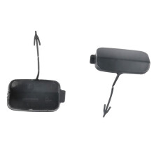 1 Paio di Coperture per Gancio di Traino per Paraurti Posteriore Sinistro e Destro Non Verniciate per Q7 2010-2015 4L0807449E 4L0807450E