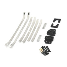 For MN 1/12 MN82 LC79 RC Car Spare Parts Metal Upgraded Rear Axle Spring Fastenings Kit Black