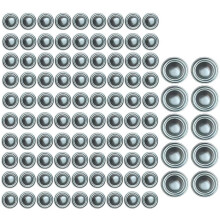 Roof Screw Caps, Rustproof & Waterproof Roofing ScrewCaps, Seal over Existing Screws Heads to Prevent Leaks 100pcs
