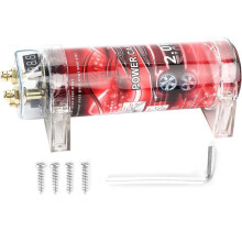 Audio-Kondensator Auto Audio Power Kondensator 2 Farad Spannungsregler 12-16V Auto Verstärker Stabilizer Modifizierter Subwoofer