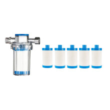 2 Set Household to Impurity Rust Sediment Washing Machine Water Heater Shower Shower Water Filter Front Tap Water Purifier Filter 102x47mm &