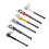 Aluminum Alloy Side Rear Parking Rack Adjustable Cycling KickStand Enduring Type A red 2