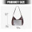 Stylish Oversized Shoulder Bag with Reinforced Handle Spacious Underarm Bags 3