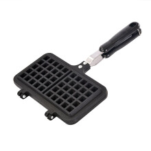 Stove Top Waffle Iron Plates, Deep Fill Non-Stick Aluminum Alloy Traditional Belgian Waffle Maker for Easy Clean A