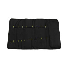 Professional Cutlery Chef Bag - Knife Roll Bag for Chefs Fits to 22 Knives Black Chef Storage Bag