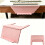 Table Side Mahjong Tile Holder Rack Clip on Support for Clear Piece Display Blue 8