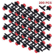 200 Adjustable Irrigation Drippers with Drip Irrigation Kit for Garden Watering Fitting
