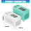 Small Tabletop Ice Maker for Travel Drinks, Camping Use and Counters 12 ice trays White 4