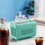 Small Tabletop Ice Maker for Travel Drinks, Camping Use and Counters 12 ice trays White 11