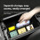 Car Console Storage Divider ABS Insert for Cards Coins Cables 6
