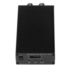 ATU-130 1,8‑50MHz 200W Mikrofalowy Automatyczny Tuner Antenowy 10‑15VDC Organiczny Wyświetlacz Diodowy LED