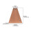 Professional Triangular Core Cover 3 Holes Metal Guitar Adjustment Rod Covers 3