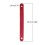 Thicken Leather Guitar Headstock Strap Tie Guitar Neck Strap Button Durable Red 4