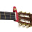 Thicken Leather Guitar Headstock Strap Tie Guitar Neck Strap Button Durable Red 7
