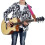 Thicken Leather Guitar Headstock Strap Tie Guitar Neck Strap Button Durable Red 9
