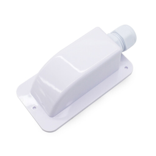 Solar Panel Junction Box Plastic Connector 1/2 Hole Roof Cable Entry BLACK Single hole 2