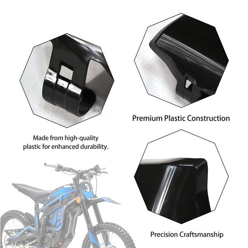 Motorcycle Front Number Plate Cover Plastic Panel for Bike Custom Front Style White 2