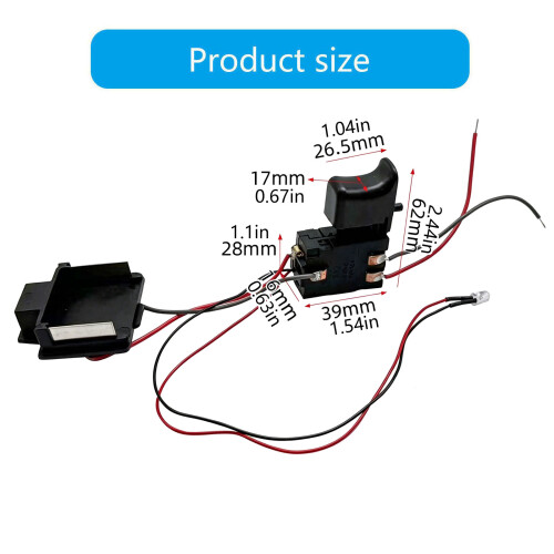 Replacement Speed Switches For Reciprocating Chainsaws 18V 21V Suitable 2