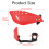 Motorcycle Handguard Set with Vented Panels and Mounting Kit Black 7