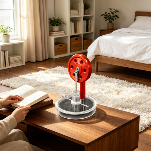 Long Lasting Stirling Engine Model Runs Continuously On Heat Source B 2
