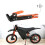 Foldable 183Mm Side Stand Replacement with Electric Dirt Bike Storage Black 2