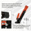 Foldable 183Mm Side Stand Replacement with Electric Dirt Bike Storage Black 3