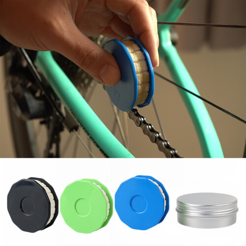 Bicycles Chain Gear Oiler Roller Bicycles Chain Lubricator Maintenance Tool Black 2