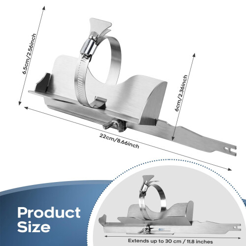 Steel Paint Can Blending Mount for Reciprocating Tool with Clamp 2