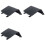 3X for- 3 Series E90 E91 E92 E93 Diagnostic Plug Cover OBD Black LHD Panel Decorative Cover 51437147538 1