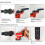Air Polishing Sander Tool with Textured Grip and Rectangular Pad C 8