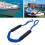 Boat Tie-Up Rope Set, 2 Pack Elastic Dock Cords with Looped Ends 5.5ft 3