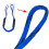 Boat Tie-Up Rope Set, 2 Pack Elastic Dock Cords with Looped Ends 5.5ft 7