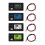 DC12-24V LED Digital Voltages Power Meter Battery Capacity Indicators green light 2