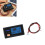 DC12-24V LED Digital Voltages Power Meter Battery Capacity Indicators green light 3
