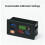 DC12-24V LED Digital Voltages Power Meter Battery Capacity Indicators green light 9
