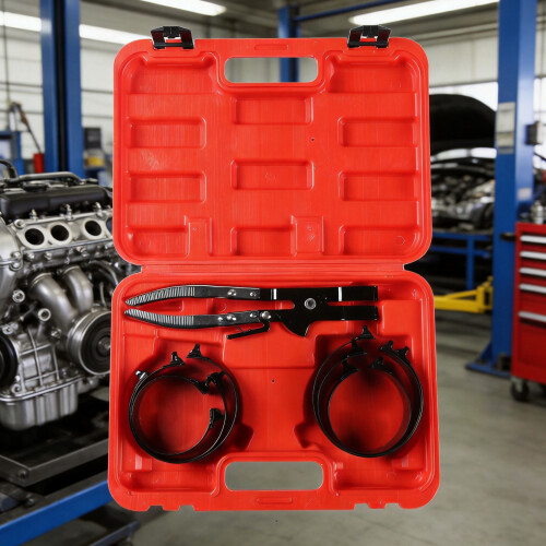 Engine Maintenance Compressor Set with Manual Pliers and Sleeves 1