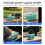 Small Tabletop Ice Maker for Travel Drinks, Camping Use and Counters 12 ice trays White 3