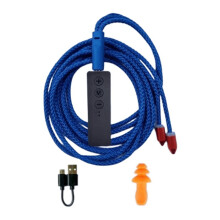 Słuchawki Stealth Ear Plugs do Ochrony Słuchu w Miejscu Pracy, w Hałaśliwym Otoczeniu Placu Budowy, z Odpinanymi Zatyczkami do Uszu