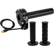 Ebike Full Twist Throttle, 3 Pin Style Ebike Throttle Kit, Protecting Quick Twist Throttle for Macfox X1 HappyRun